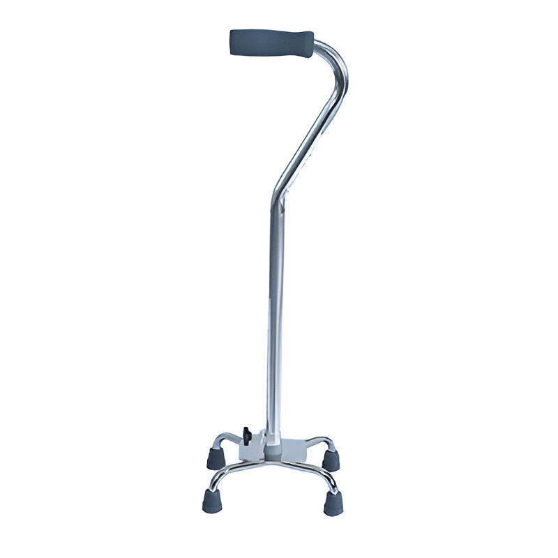 Bastón de aluminio 4 apoyos base pequeña