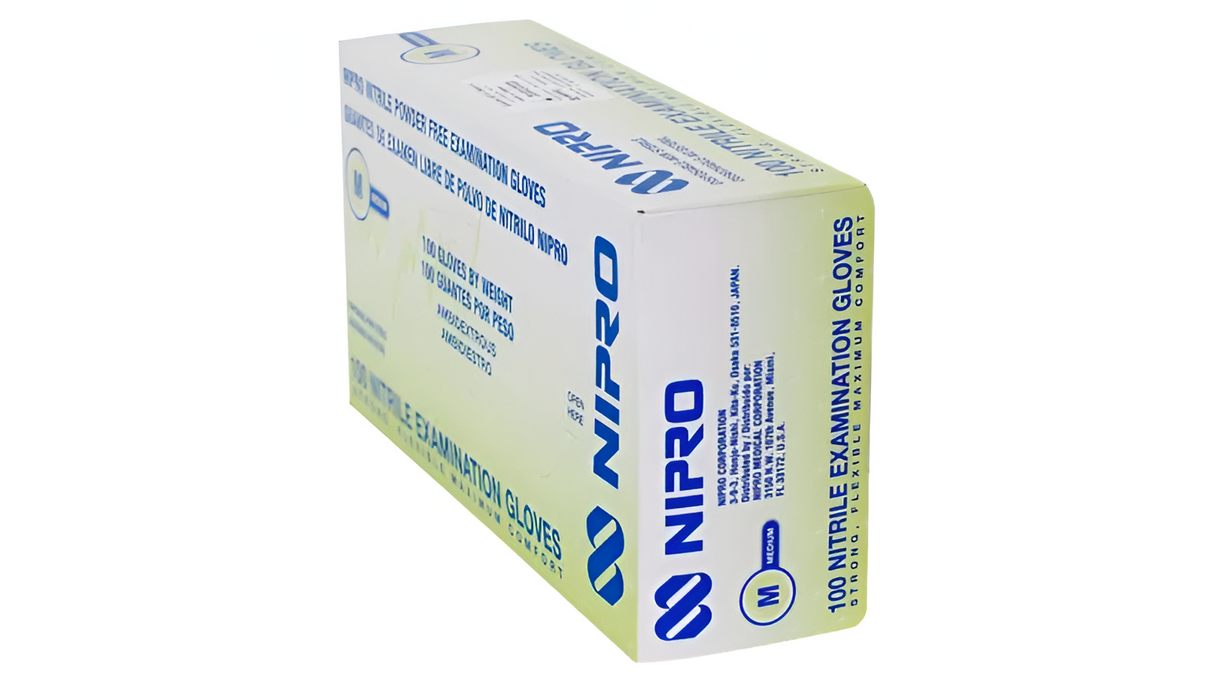 Guante examen NITRILO CJ x 100 und NIPRO