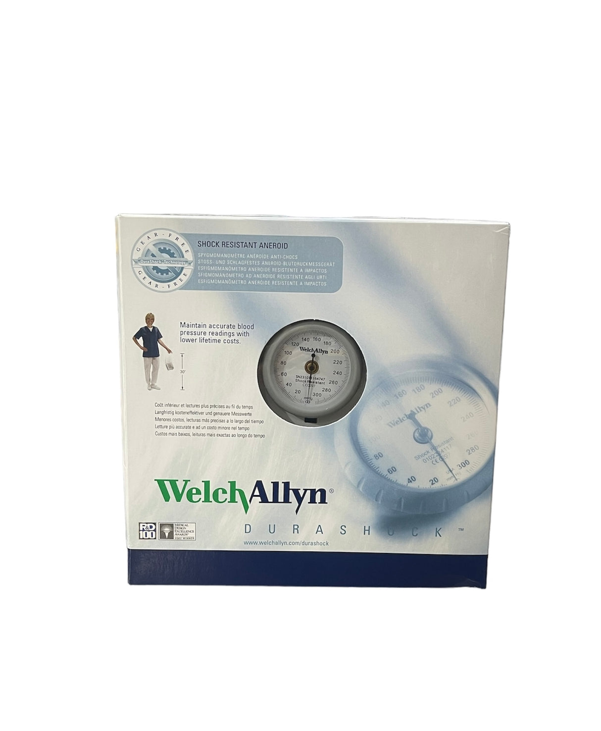 Tensiómetro de aneroides DURASHOCK brazalete de 1 pieza tamaño pediátrico DS44-09