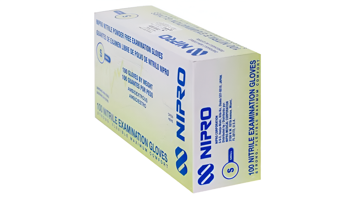Guante examen NITRILO CJ x 100 und NIPRO